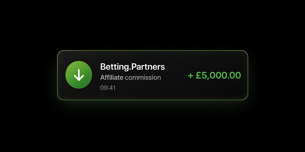 Screenshot of payments area in account